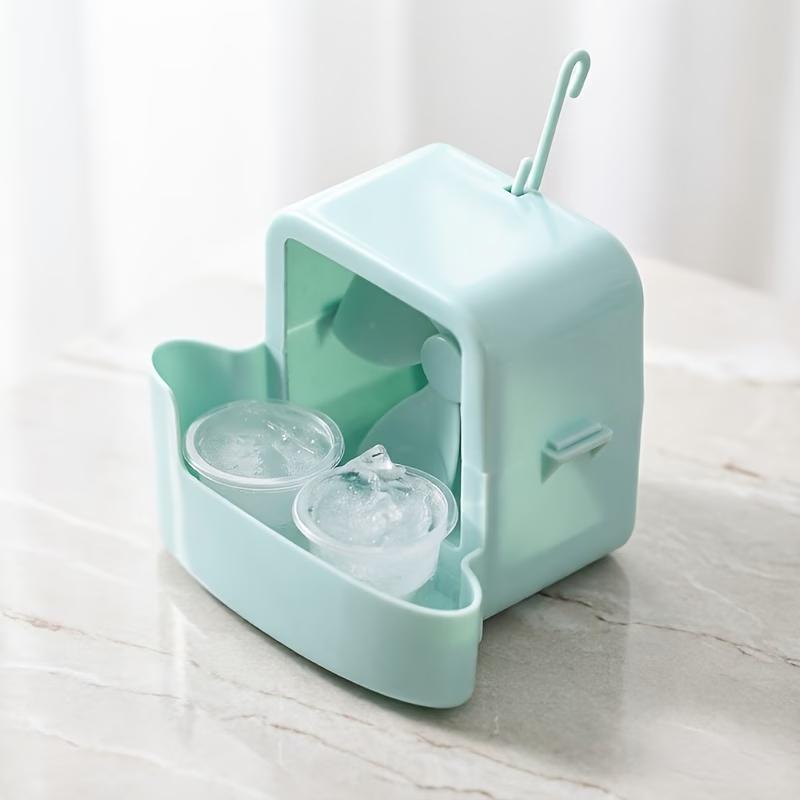 Pink Fan Cooling Storage Box Hanging Fan Cooling Tool With 4 Cup Household Cooling Box Fan Cooler Refrigeration Accessories