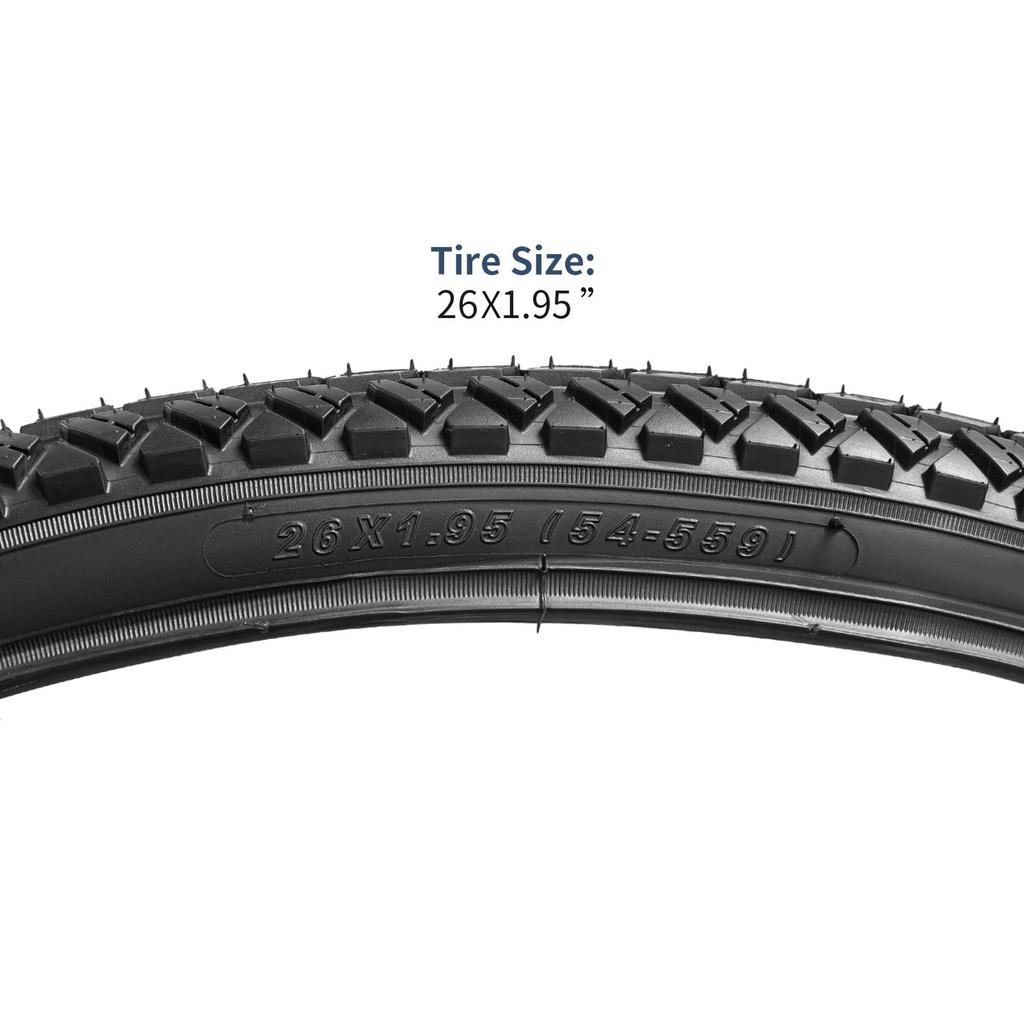 YunSCM 2-Pack, 26-inch 1.95 Tires, 26x1.95 54-559 Bicycle Tires, Suitable for 26-inch 1.95 Mountain Bikes and Cross Bikes, Y-069-A