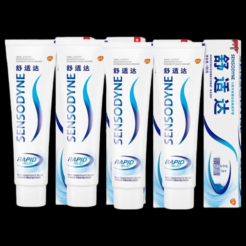 Sensodyne Rapid Relief Whitening Toothpaste (4-Pack)