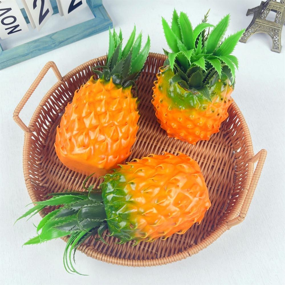 Realistic Simulation Pineapple Model Foam Faux Pineapple Ornament  Photography Props