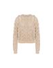 Moschino Ruffle Mohair Cardigan