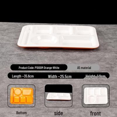 A5 Melamine Divided Cafeteria Tray