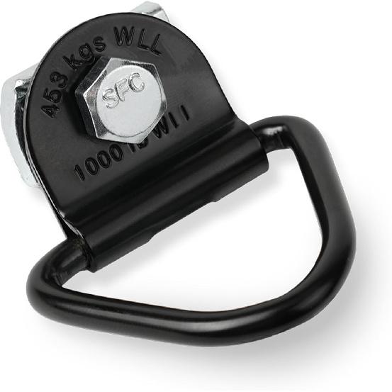 4 Set Truck Bed Rail Bolts Nuts Cargo D-Rings Tie Down Mount Kit Fits Nissan Frontier Titan W/Utili Track Bed Rail System