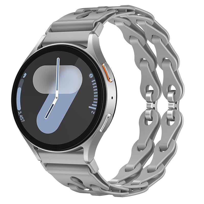 Fashion Hollow Silicone Strap for Samsung Watch7 & Huawei GT3 Pro