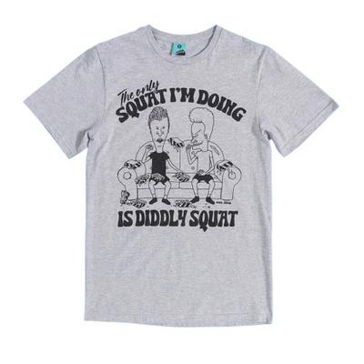 Beavis & Butthead Unisex Adult Diddly Squat T-Shirt