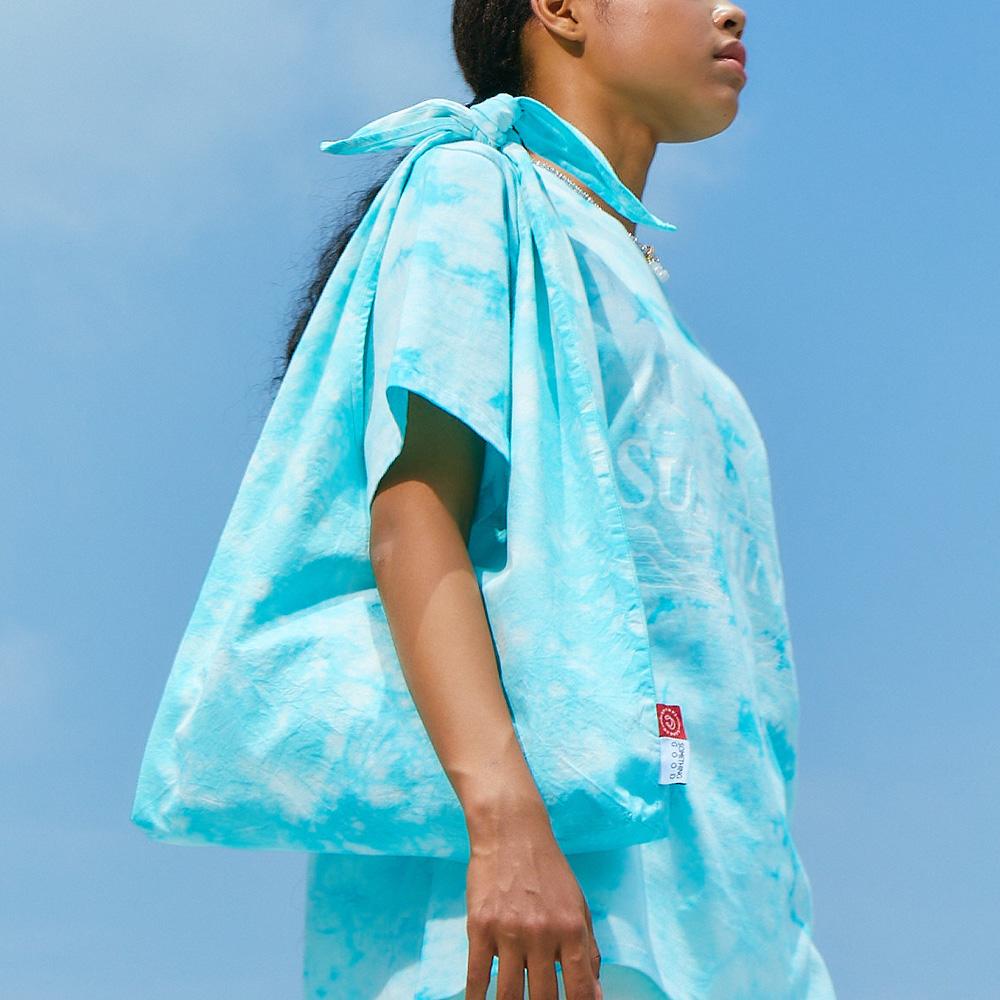 Something Good Stg X Cdc Tiedye Tie Eco Bag Blue