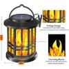 Solar Outdoor Lanterns Waterpoof,Flame Flickering Effect for Outdoor Garden, Pathway, Lawn Landscape Decorations