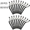 20 pz BS1010 Lama raschietto per coltello da rifilatura per sbavatori manuali Lama di ricambio per raschiare plastica PVC Ferro