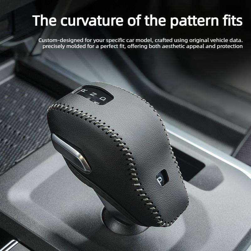 For BAIC 212 T01 2025 2026 Gear Shift Lever Cover Gear Knob Leather Protective Sleeve Car Interior Accessories