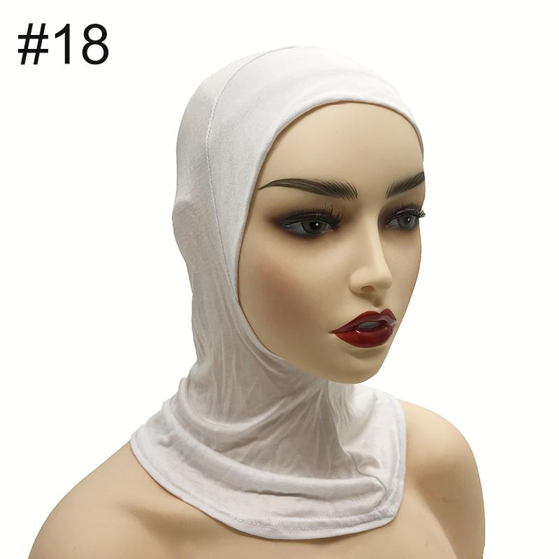 High Qualit Modal Muslim Women Ninjas Cap Full Cover Inner Hat Islamic Undercap Hijab Comfortable Bonnet Headcloth Neck Cover