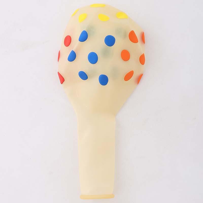12 Inch Rainbow Polka Dot Balloons Kit Multi Color Polka Dot Latex Balloons for Happy Birthday Baby Shower Wedding Christmas