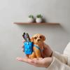 Waterproof Dog-Shaped Pencil Cup Resin Stationery Storage Box Makeup Brush Holder  Students