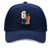 Retro Number Wordmark Street Graphic Sandwich Baseball Cap Sun Cap Outdoor Workouts Hat