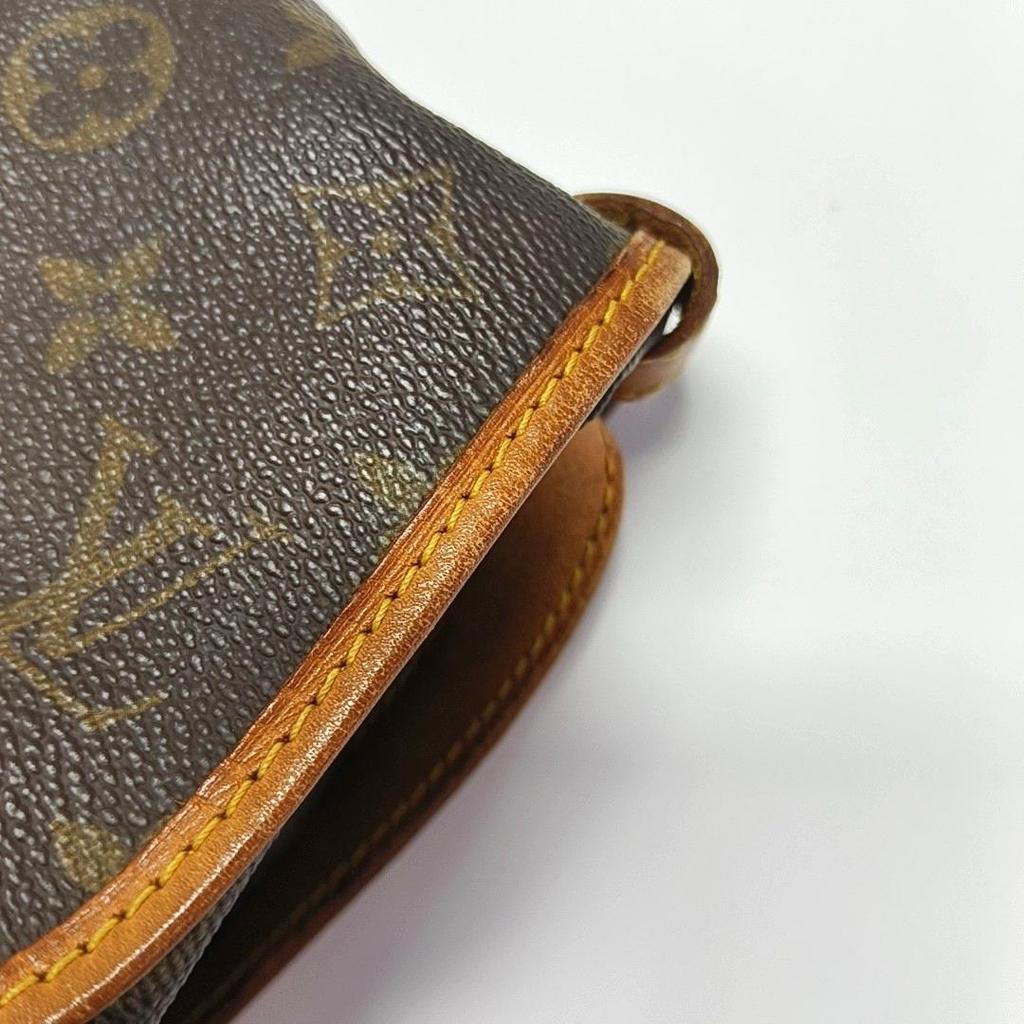 [Pre-Owned] Monogram Saumur 30 Iconic Classic Logo Print Adjustable Shoulder Strap Canvas And Leather Messenger Bag - Fair #1MPB3NR