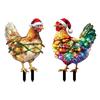 Christmas Decoration Christmas Yard Decor 2 Pieces Holiday Garden Decorations All-in-one Decoration Kit Complete Holiday Set