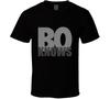 Bo Knows Original Replica Black Black T Shirt