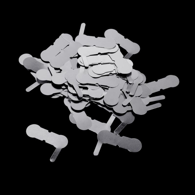 Nickel Strip 200Piece Nickel Sheets Plates Battery Nickel Plated Steel Belt Strip Spot Welding Connection Sheets
