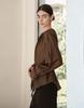 GIEMAR Round Neck Strap Blouse Brown