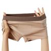 Men's Mid-Rise Retro Maillard Color Cotton Boxer Briefs - Comfortable & Breathable