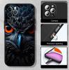 Cartoon Art Owl Phone Case for Samsung S20 S21 S21S S22 S23 S24 FE Ultra Plus Lite F06 F16 M06 M16 M56 A07 A17 A36 A37 A55 A57