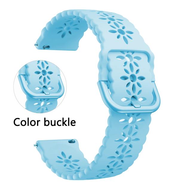 20mm Silicone Band For Amazfit GTS/2/2e/3/4/GTS2 Mini/GTR 42mm Sport Watch Bracelet Amazfit Bip U 3 Pro Strap Watchband Correa