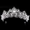 Bride's Golden Crown Tiara Rhinestone Headband European and American Wedding White Wedding Accessories Wedding Hair Accessories