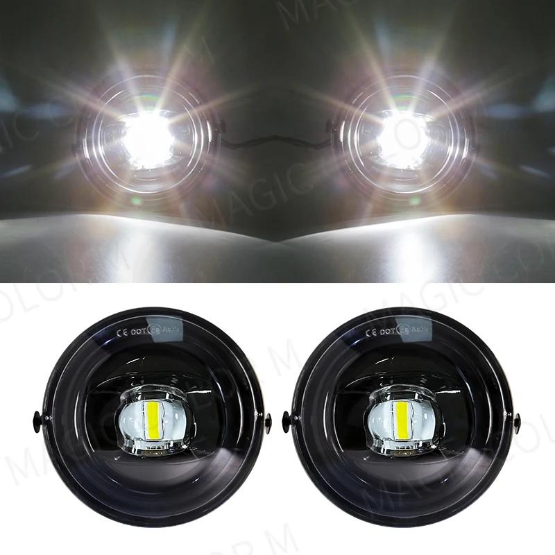 LED Fog Light For Toyota Tacoma Tundra Sequoia 2005 2006 2007 2008 2009 2010 2011 2012 2013 2014 2015 DRL Angel Eyes Headlight