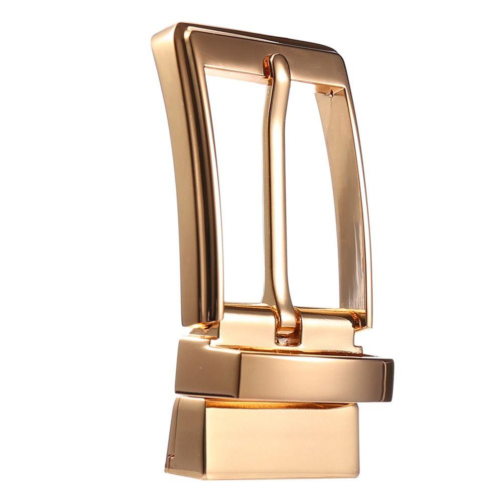 DIY Handwerk Einzelzinken Klassische Gürtelschnallen Bundkopf 35mm Dornschließe Endsteg