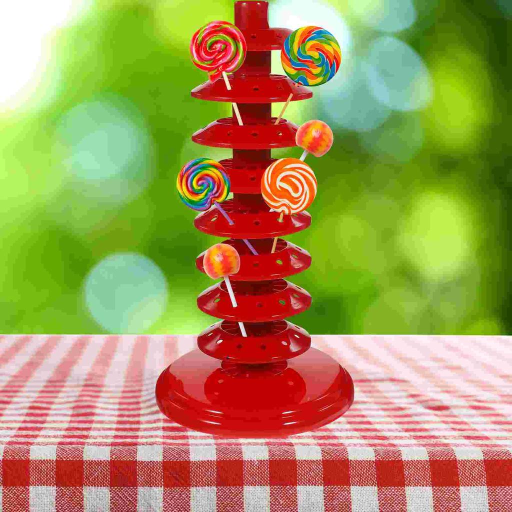 Lollipop Display Stand Store Multi-layer Holder Desktop Rack Delicate Cake Dessert Music Pops Tabletop