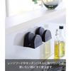 Yamazaki Magnet Silicone Pot Holders Set 2 Black Tower 1958 W9.2D7H7.2cm Mitts Dishwasher Safe Floating Storage