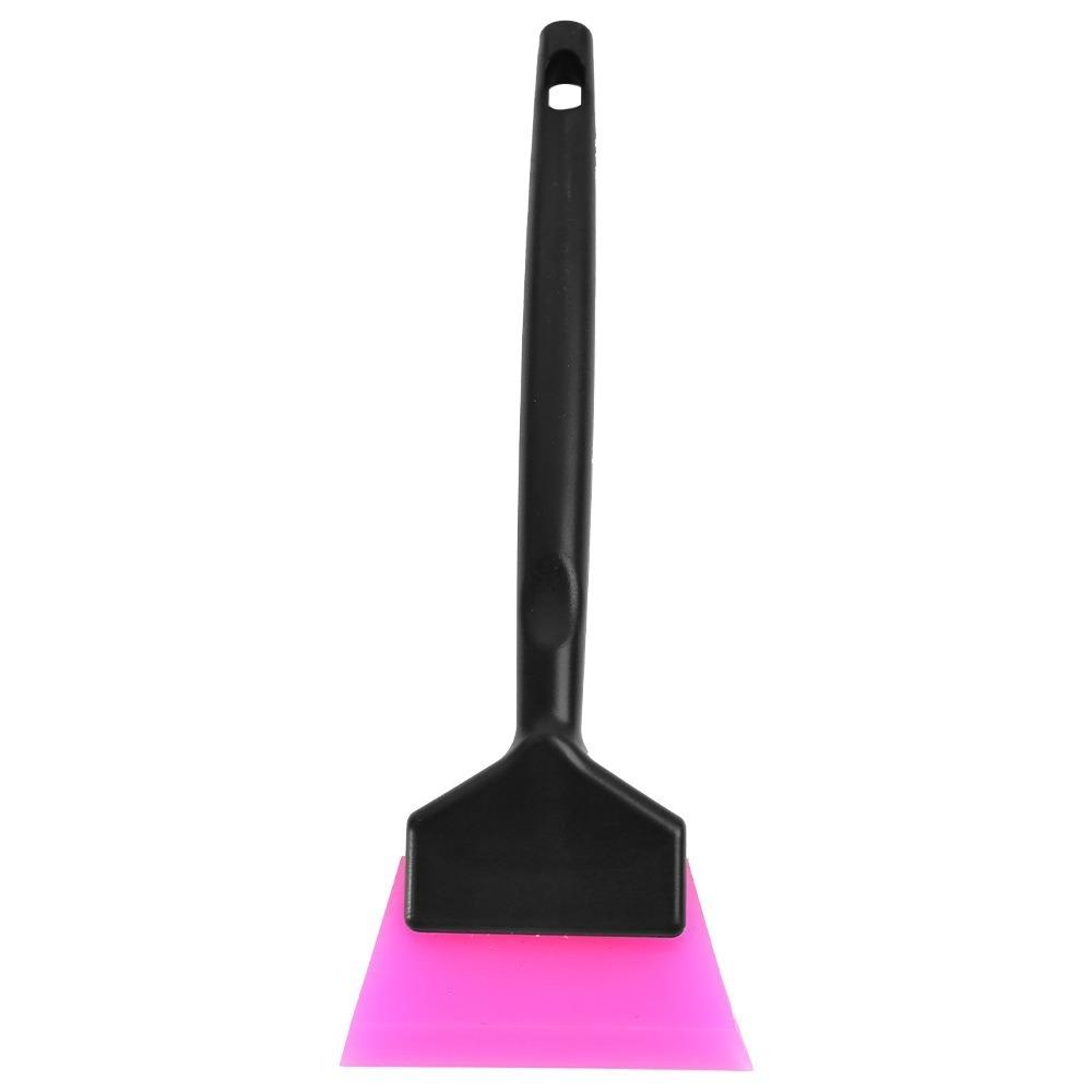 Long Plastic Handle Car Tint Squeegee Anti-Slip Window Cleaning Tool High Quality Rubber Scraper