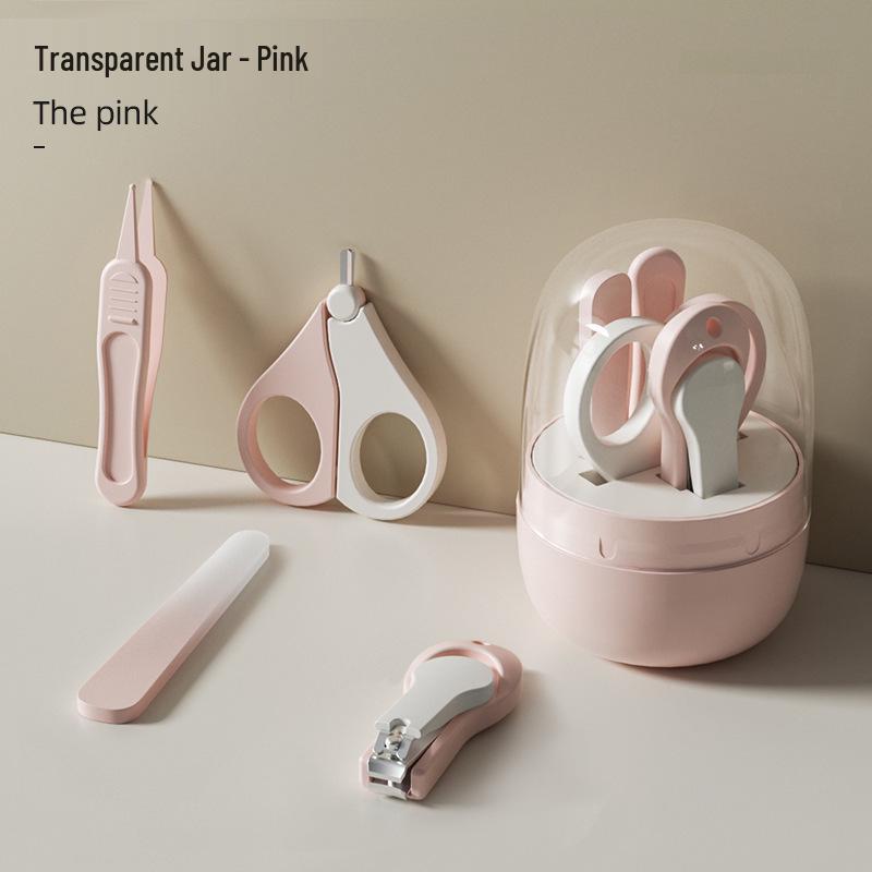 Children's Stainless Steel Nail Clipper Set with File & Small Scissors