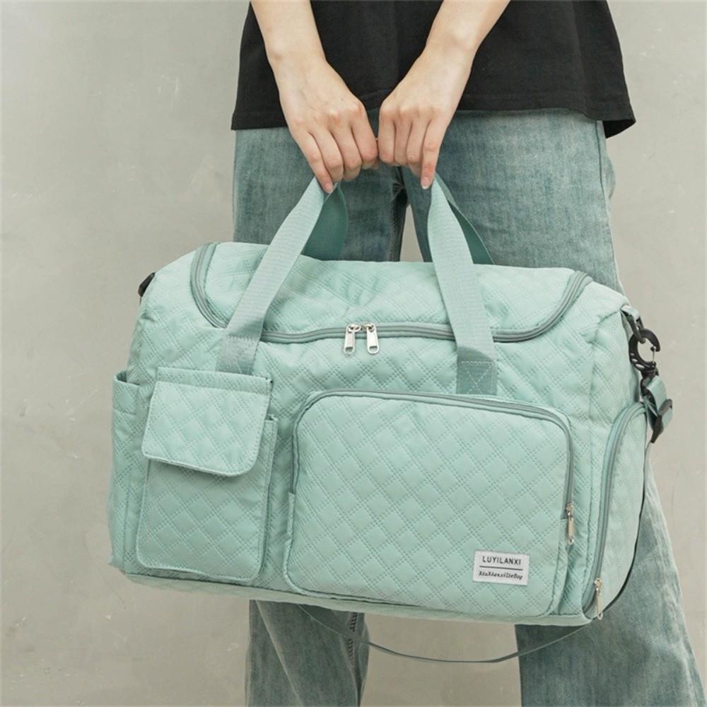 Oxford Travel Duffle Bag Quilted Sports Tote Bag Fashion Travel Handbag  Gym