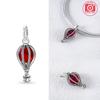 Ruby Openworkair Balloon Pendant Copper Colors For Charms Copper Colors Original Bracelet For Jewelry Making
