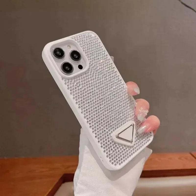 Luxusní Bling Pouzdro na telefon pro iPhone 16 Pro Max 15 14 Plus 13 12 Pro Max Třpytivý Kámen Diamant Lesklý Plná Ochrana Zadní Kryt