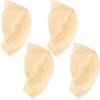 4pcs Bald Caps Latex Bald Cap For Adults Makeup Bald Head Wig Cap Costume Accessory
