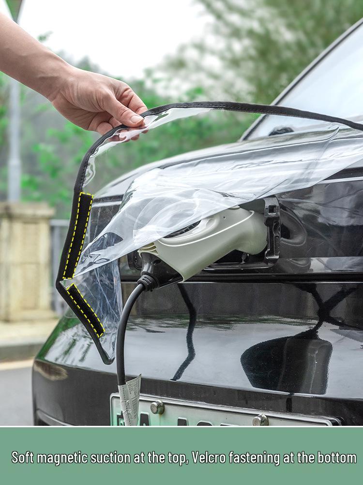 BYD Electric Vehicle Charging Port Rain Cover for Han, Qin, Song, Tang, Yuan Models
