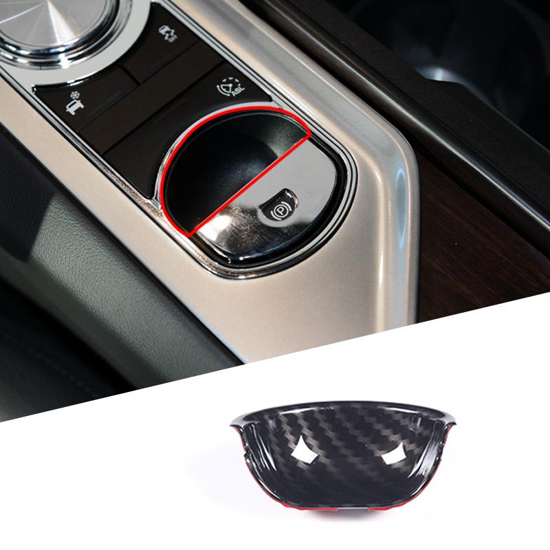 For Jaguar XE XF 2008 2009 2010 2011 2012 2013 2014 2015 ABS Car Electronic Handbrake Cover Decoration Sticker Accessories