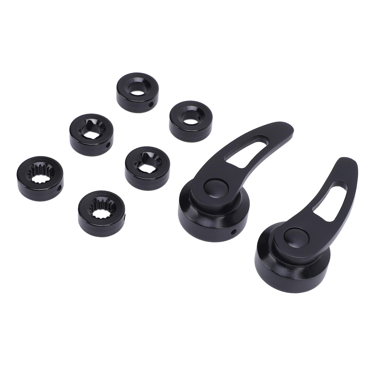 

Комплект ручек для оконной ручки 312 дюймов в стиле ретро из алюминиевого сплава, универсальный подъемник для автомобильных окон чёрный