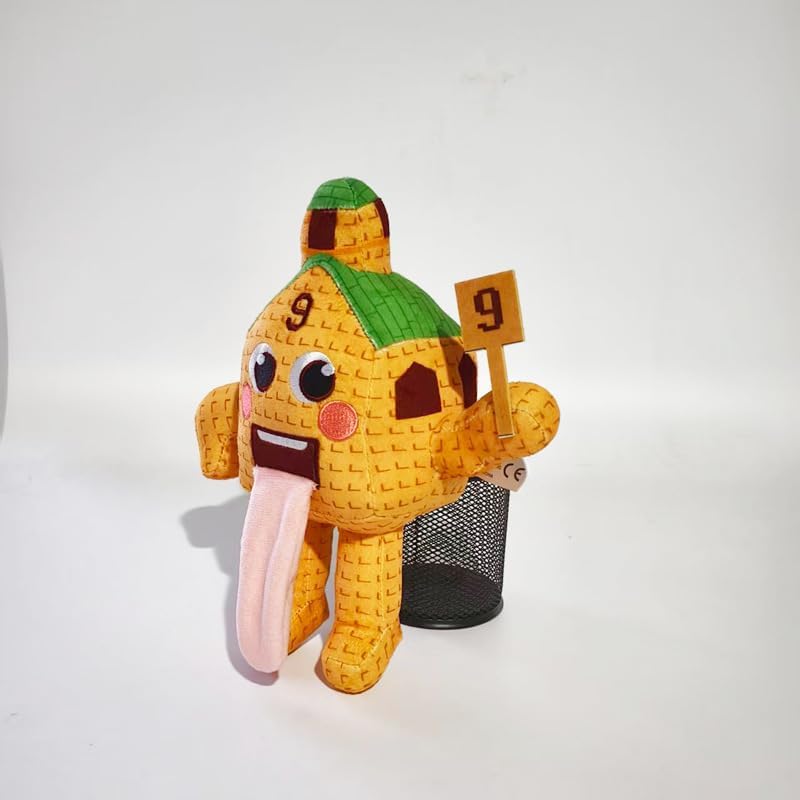 Brainrot Stealer Plush Blue Cute 23cm Body Birthday Gift for Adults and Kids Toy, No. 67, Doll, Tall, Pillow, Toy, Gift, (Tongue-Out Corn)