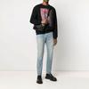 Off-White SS21 Arrows Pattern Print Crew Neck Long Sleeve Sweatshirt Regular Fit Men Tops Black OMBA025S21FLE0091001