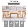 Miniature Model Mini Oak Dining Table Chairs Table Table Food Play Dollhouse Accessories Diy