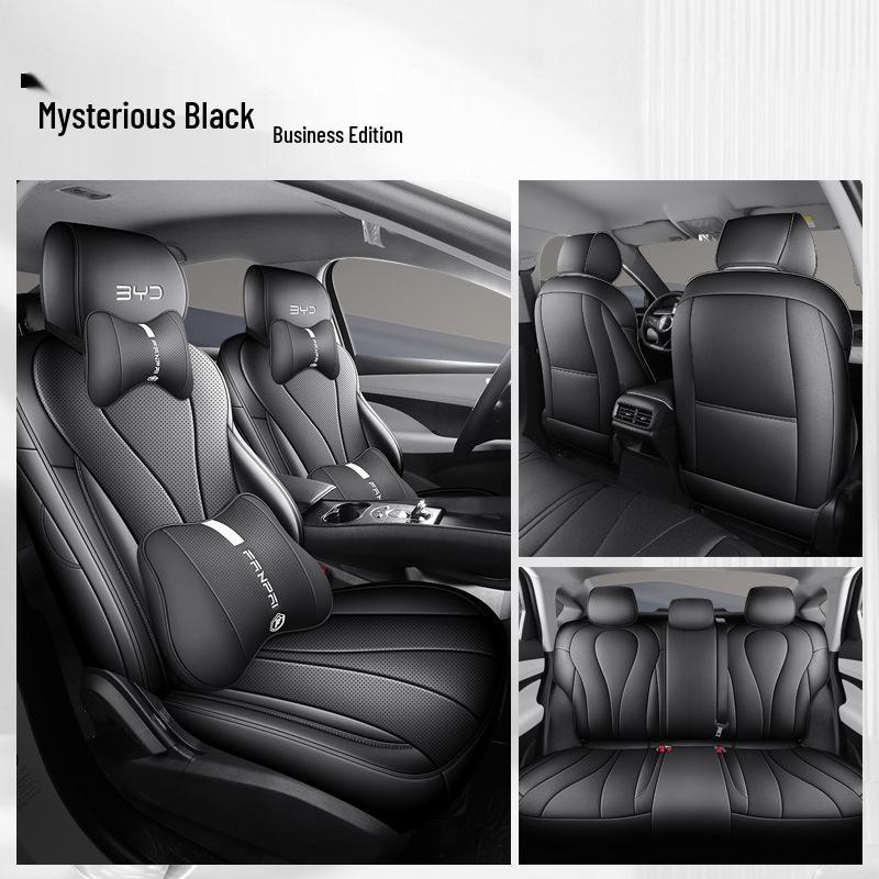 Pernițe pentru scaune auto din piele integrală, pentru toate anotimpurile, pentru BYD Seal 05DM-i - Potrivire universală pentru cinci locuri