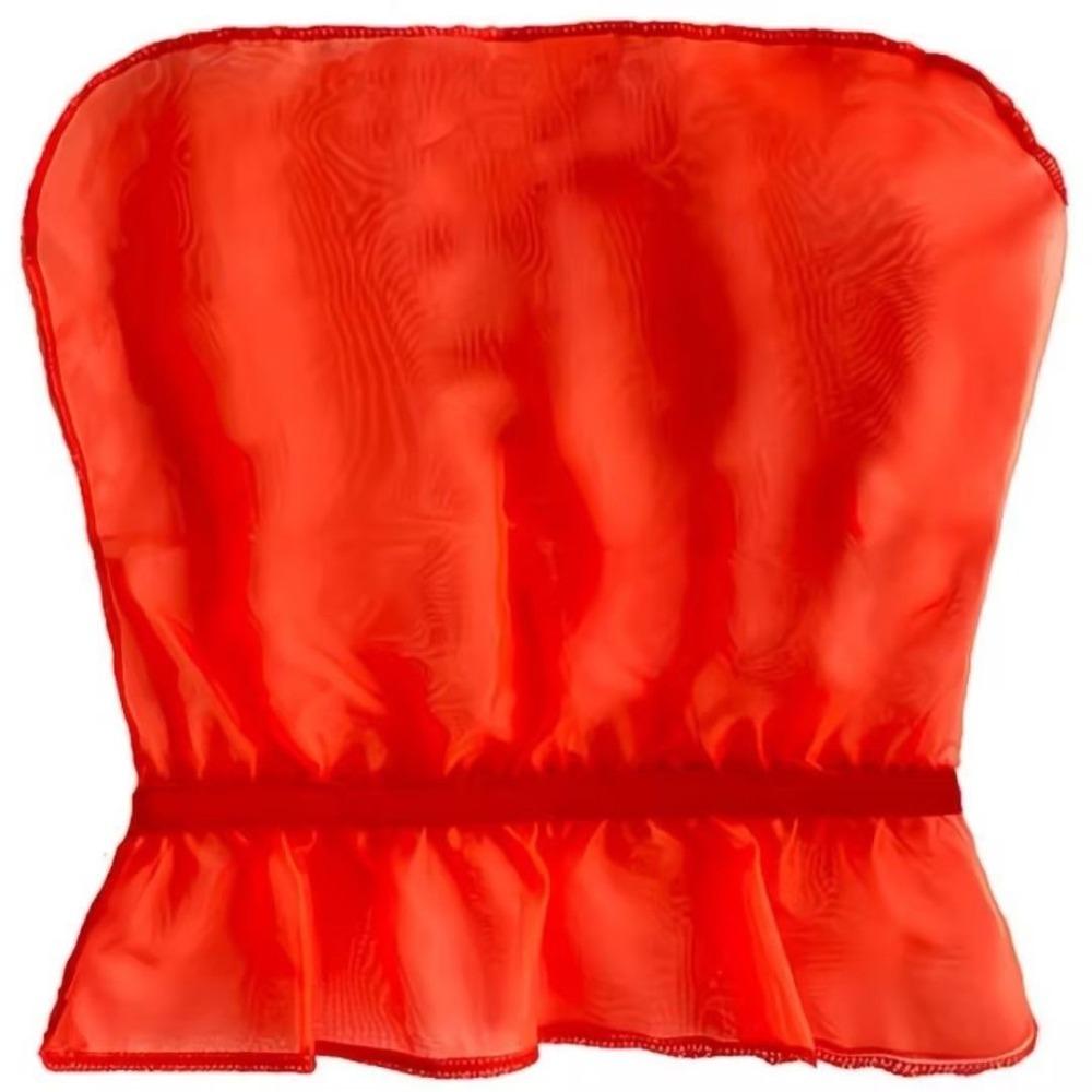 Wear-resistant Sleeping Head Cover Breathable Face Protection Cover Camping оранжевый