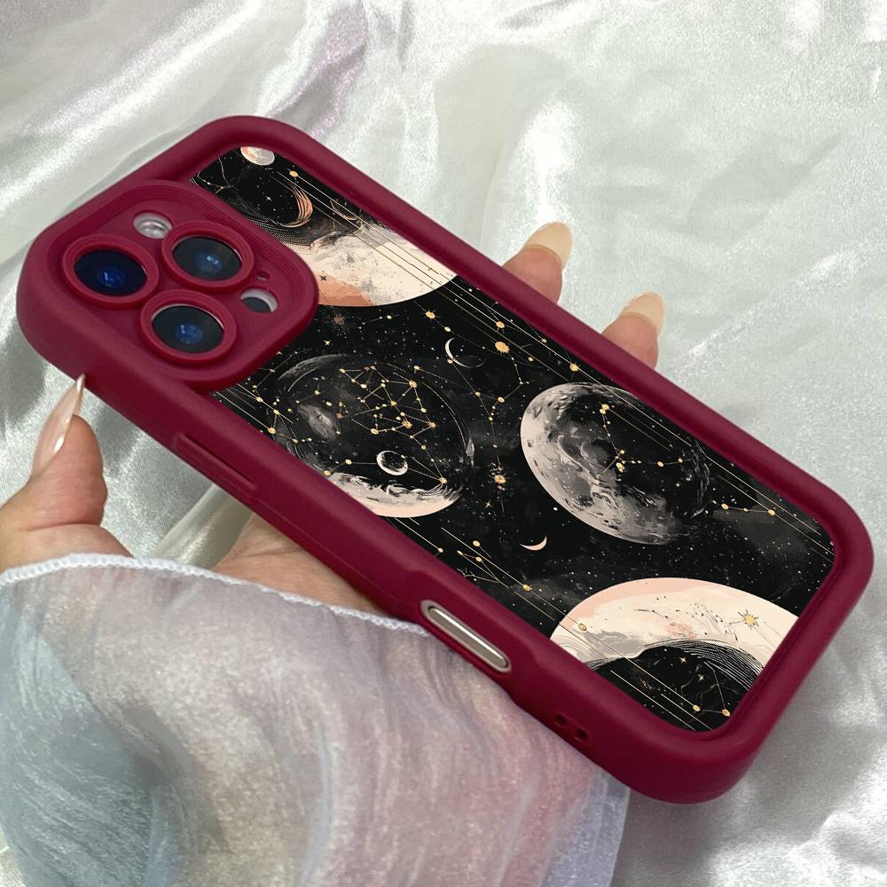 JT22 Astrological for zodiac signs Phone for for iPhone 17 Pro Max Samsung S26 Ultra A17 A26 A07 Xiaomi 15T Redmi Note 14 Pro Plus Soft TPU Case Cover