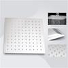 High Quality 10/8/6 Inch Stainless Steel Ultra-Thin Waterfall Shower Heads Rainfall Shower Head Rain Square Round New