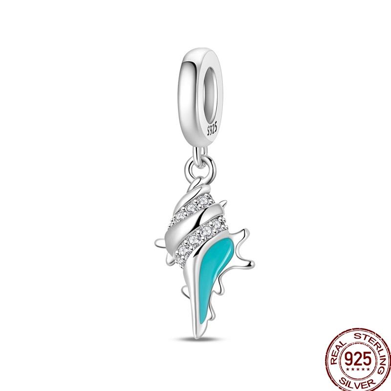 100% Copper Crown Shrimp Crab Charms Beads Butterfly Heart Birthday Pendants Fit Bracelet Jewelry Gifts Marking