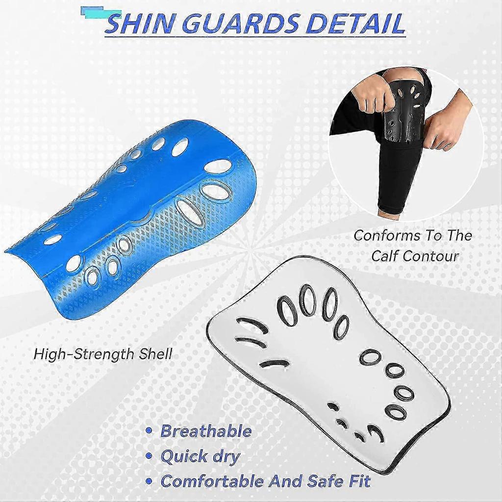 4 Pairs Kids Shin Guards Soccer Shin Guards Child Shin Guards Boys Soccer Shin Guards Youth Shin Guards Protective Soccer Shin Pads For Soccer Footbal
