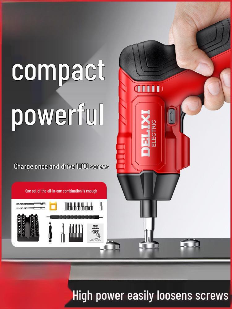 Rechargeable Multifunction Mini Electric Screwdriver and Drill.