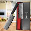 WXCOO 8inch Japanese Santoku Knife Kitchen Knives Household Kiritsuke Steel Damascus 67 Layer Fruit Vegetable Knife Accessories